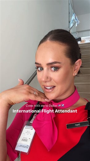 Stephanie Kennedy on Instagram: "Just so happy to be here 🇺🇸✈️ There's 24 hours in the day, crew know how to use it wisely lol #flightattendant"