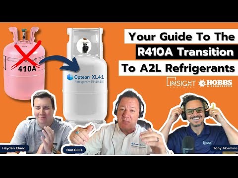 The R410A Transition to A2L Refrigerants with HVACR Expert Don Gillis