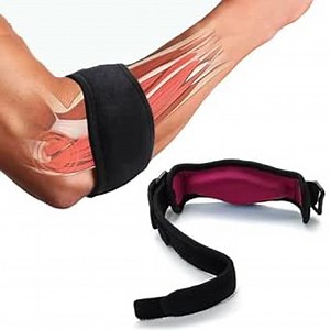 Digital Nc Tennis/Pickleball Relief Premium Elbow Brace 2 Pk. Also, For Mouse & Computer Elbow Relief (Red)