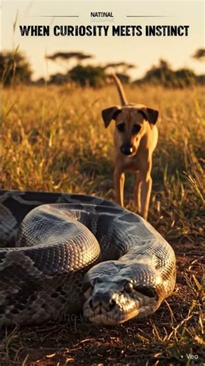 Dog Meets Giant Python... What Happens Next Will Shock You 😱🐍
