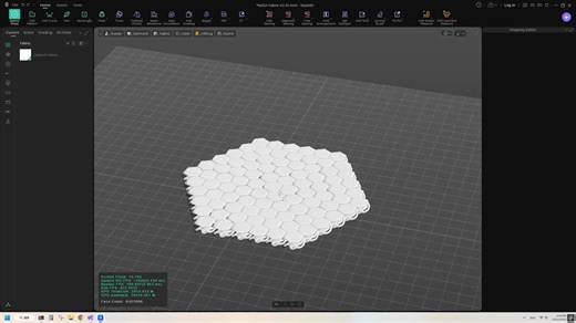 Robust, real-time simulation of NASA fabric (hexgonal chainmail sheet) in Style3D Studio. | Huamin Wang