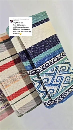 Respuesta a @rikkiroo1 Nuevos diseños de aguayos en billeteras Portacelular 🥰🇧🇴 estamos ubicados en La Paz, envios a nivel nacional 🇧🇴✔️ #la_paz_bolivia #regaloperfecto #aguayoboliviano #walibolivia
