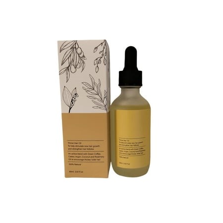 Hair Growth Oil 100% natural hair oil with caffeine, biotin, castor oil, argan oil, coconut oil and rosemary oil, effective hair growth mask and hair loss treatment - Walmart.ca