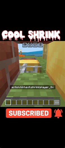COOL SHRINK. #minecraft #shorts @SenpaiSpider @ProBoiz95