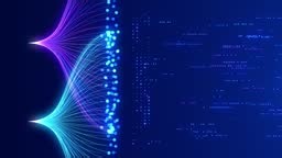 Big data technology and data science concept.