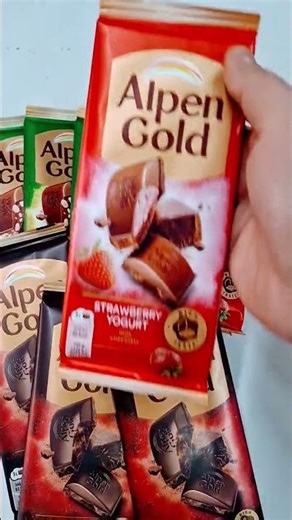 Alpen Gold Chocolate ASMR 🍫✨ — Satisfying Crinkle Sounds