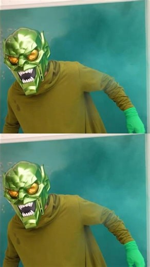 Can we catch the Green Goblin with our special dart before he beats us 😮 #spiderman #greengoblin