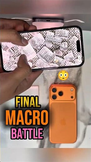 Sugar Macro Test 😱 iPhone 17 Pro Max vs iPhone 16