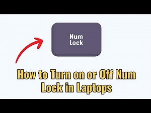 How to Turn on or Off Num Lock in Laptops