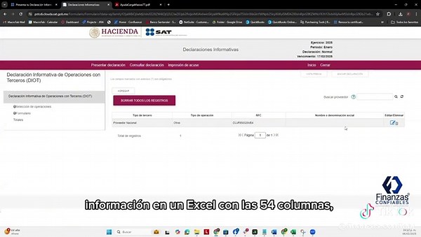 Curso de Excel y carga batch para DIOT
