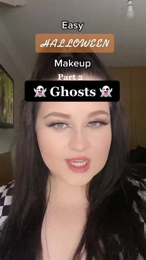 Simple Halloween Makeup Tutorial for Ghosts | Part 2