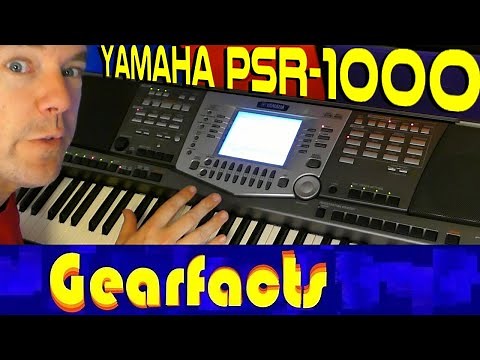 Yamaha PSR-1000 Workstation demo and tour. Synth has potential?