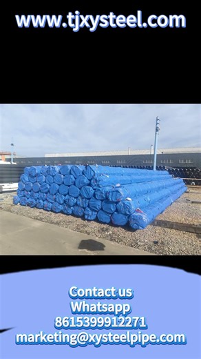 SMLS Steel Pipes with 3LPE coating From Xinyue Steel Deliver To Asia For Water Pipeline