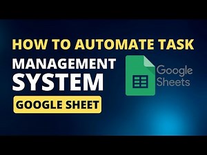 How to Automate Task Management System in Google Sheet #GoogleSheetsAutomation #TaskManagement