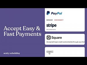 Accept Easy & Fast Payments | Acuity Scheduling