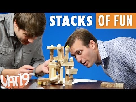 Tummple block-stacking game