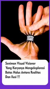 155K views · 1.1K reactions | seniman visual visioner yang karyanya mengeksplorasi batas halus antara realitas dan ilusi #reels #fyp #viralvidio | KANGpuji | Facebook