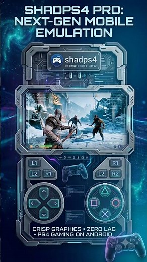 🔥 How To Play PS4 Games On Android | ShadPS4 Emulator Android Setup #shorts #ps4emulator