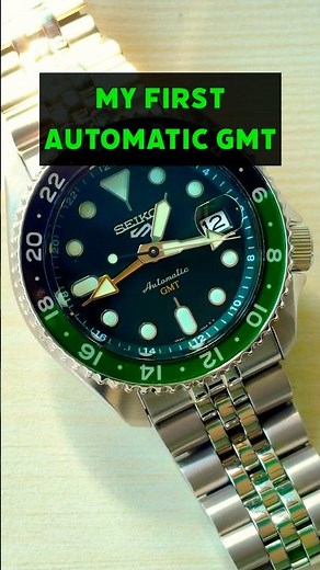 My First GMT Automatic Watch 😍 | Seiko SSK Green Dial #seiko #gmt