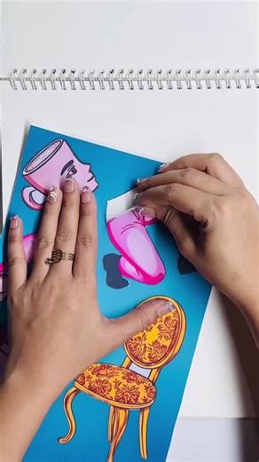 Sticky Paper Craft on Instagram: "Sticker Book Diy #reels #relax #satisfying #relaxing #reelsfypシ #fbreels #stickerbook"