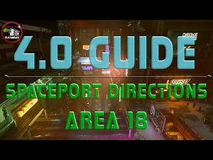 Star Citizen 4.0 Guide: Area 18 Directions to your Personal Hangar at the Spaceport