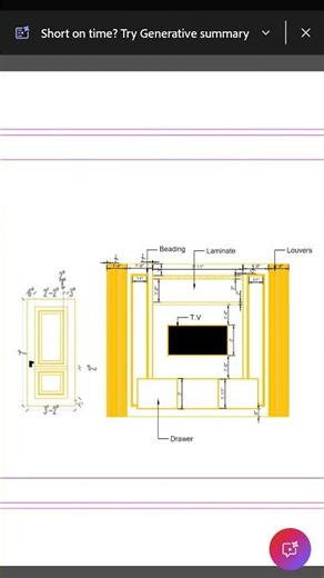 “AutoCAD Me TV Door Elevation Kaise Banaye? 😲 Easy Trick!”#yt #viral #3d #shorts #2d #cad #interior
