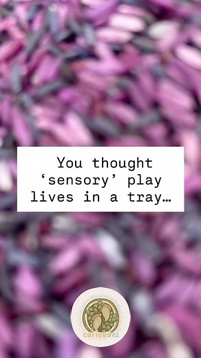 97 reactions · 35 shares | When we limit ‘sensory play’ to a tray, we limit children. I’ll be the first to admit I once believed sensory play lived in perfect, food-dyed tuff trays and Pinterest-pretty setups.  I was wrong.  The more I read, the more I observed, the more I reflected and the more I actually listened to children… the more obvious it was. All play is sensory and play should never be confined or contained in a tray. | Curious Me | Facebook