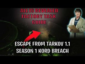 EASY ALL IS REVEALED TASK GUIDE! 🧪 (Hidden Sample Spot) | Tarkov Factory Guide