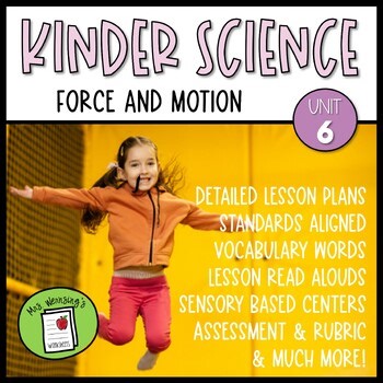 Force and Motion Complete Unit - KINDERGARTEN SCIENCE #6