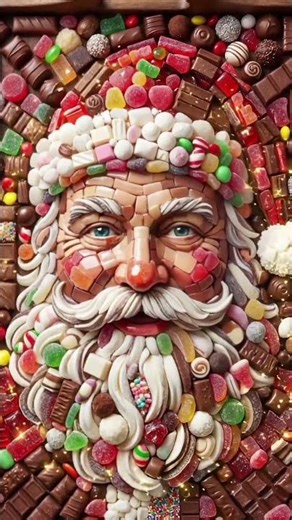 The sweetest Santa you’ll ever see #christmas #christmasmagic