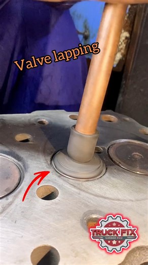 cheap valve lapping — works 100% #mechanic #tools #lapping #valve #foryou #diy #carrepair #truck