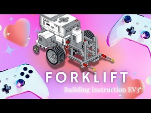 LEGO EV3 Forklift Robot | Step-by-Step Building Instructions #lego #ev3 #stemplus