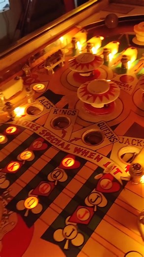 This 1965 Gottlieb Kings & Queens #pinball machine needed its 0-9 stepper cleaned up and a couple of switches adjusted! Now it's working great!! #KingsAndQueens | Game Restoration Co