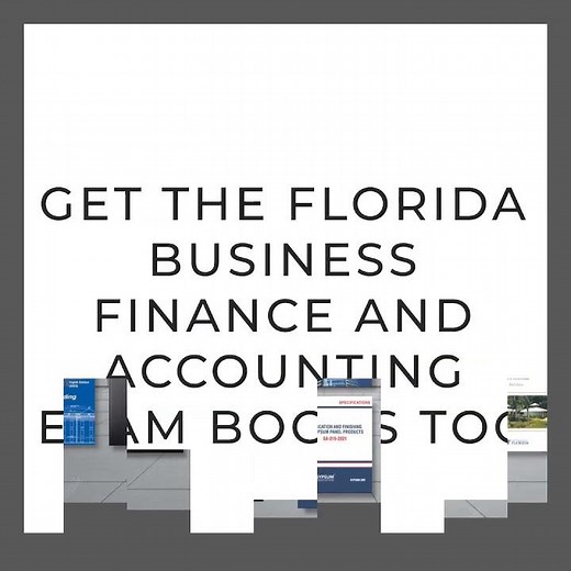 Florida Certified Contractor Exam Book Set