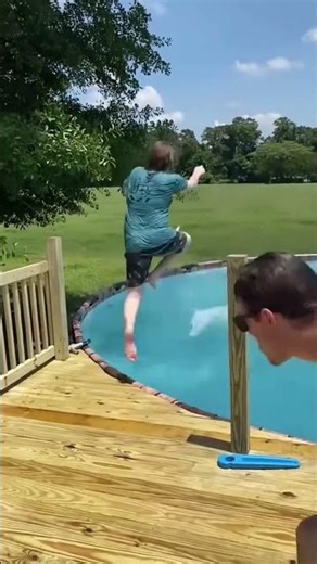 Funniest Pool Jump Fail Ever 💦 Try Not To Laugh #funny