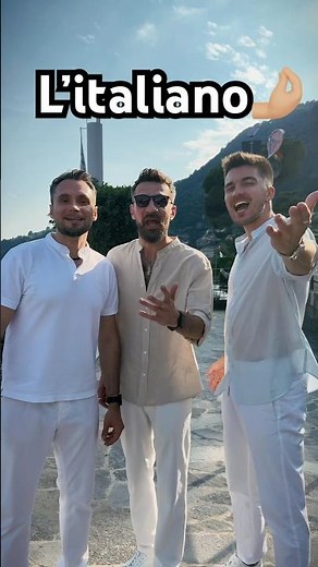 ADLV - L’italiano🤌🏼(Lasciatemi Cantare)| Toto Cutugno Cover at Lago di Como #ItalianMusic #Boyband