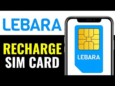 How to Recharge Lebara SIM Card 2025 (SUPER EASY)