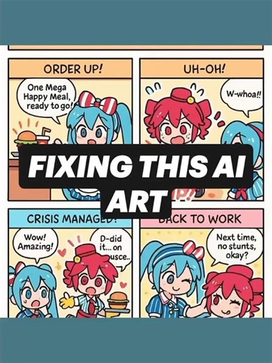 {// refazendo desenho feita por IA \\} #speedpaint #hatsunemiku #art #naoflopaporfavor #seinscreve