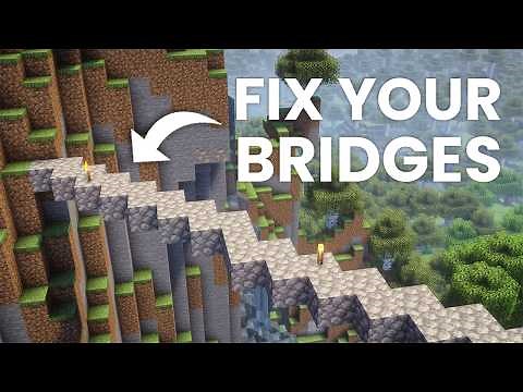 A Complete Guide To Bridges In Minecraft | Block by Block
