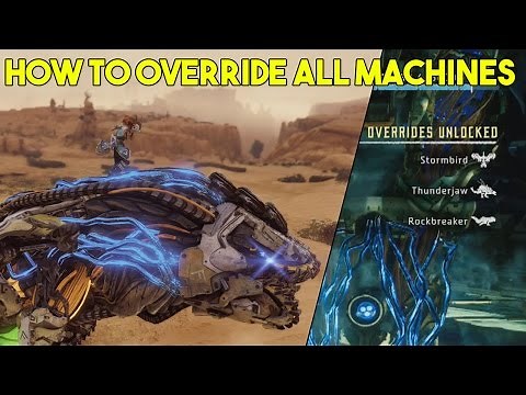 Horizon Zero Dawn How To Override All Types Of Machines (Including Thunderjaws,Rockbreakers,etc...)