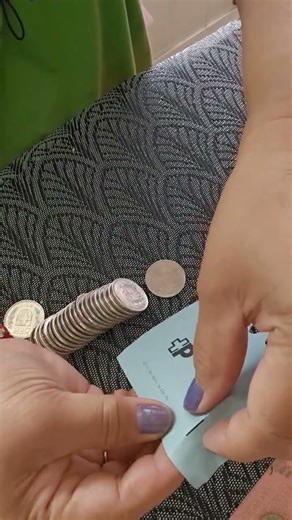 coins Count and rolling fuve francis #wilmiltv #asmr #foryou #coins