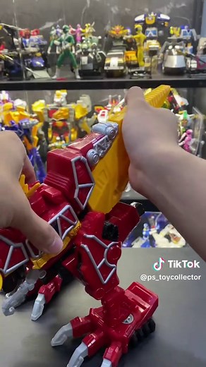 DX Kyoryuzin Full Action Version (Dino Charge Megazord Tri-Stego Formation) #supersentai #powerranger #dinocharge #kyoryuger #bandainamco #bandai #dx #fullaction #kyoryuzin #gattai #dochoilaprap #toku #toy #actionfigure #shf #shfiguarts