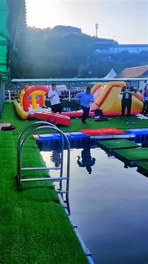 Splash, bounce, and fun await! 🏰💦 Perfect day for family adventures! #WaterParkFun #FamilyTime #SummerVibes | Julia Bourgeois