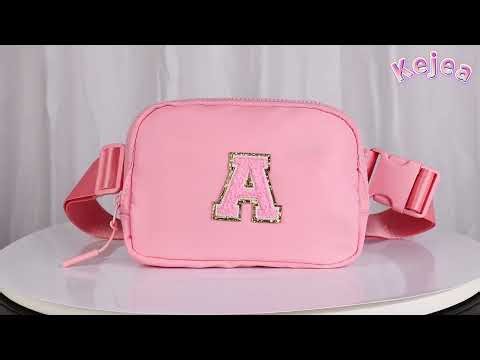 Personalized Initial Fanny Pack for Girls – Trendy Crossbody Belt Bag #GirlsFannyPack