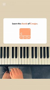 Learn the chords of C major #pianolessonsforbeginners | Piano Entertainment
