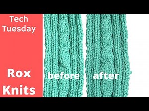 How to Fix Mis-crossed Cables Using Duplicate Stitch // Technique Tuesday