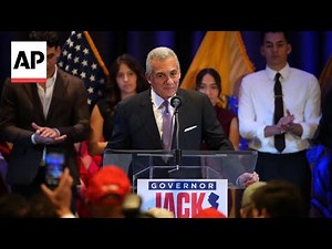 Republican Jack Ciattarelli speaks after losing New Jersey governor race