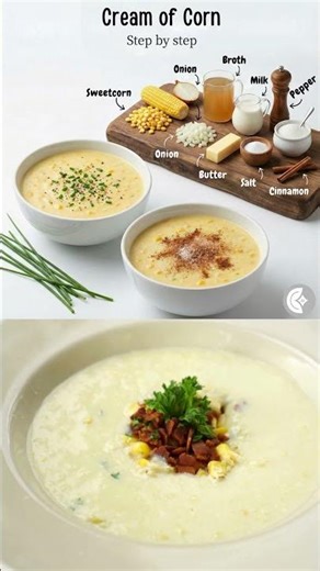 The best and healthiest corn chowder recipe #cooking #dinnerideas