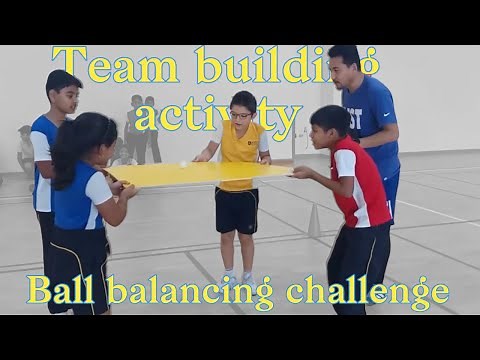 Fun team building activity || Ball balancing Challenge || physed games || physical education