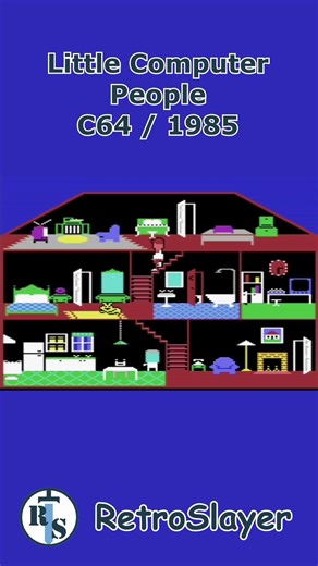 Little Computer People Gameplay Commodore 64